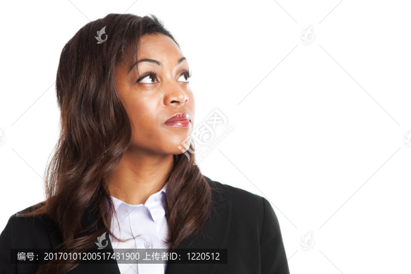 黑人女商人