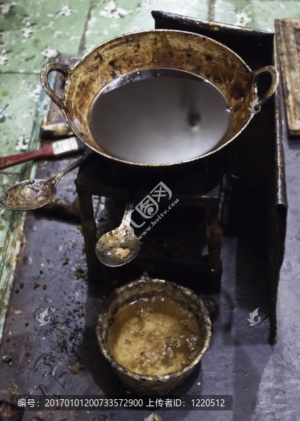 蠟染工具畫