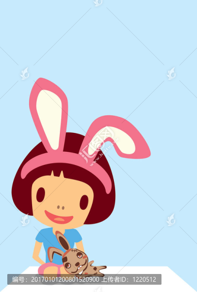 人物的兔女郎