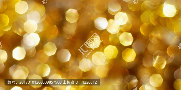 明亮的金色假日燈