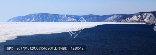冰凍的貝加爾湖
