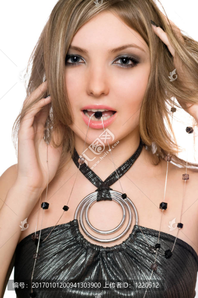 漂亮女孩的肖像