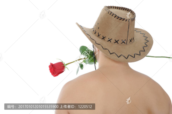 戴帽子的男人