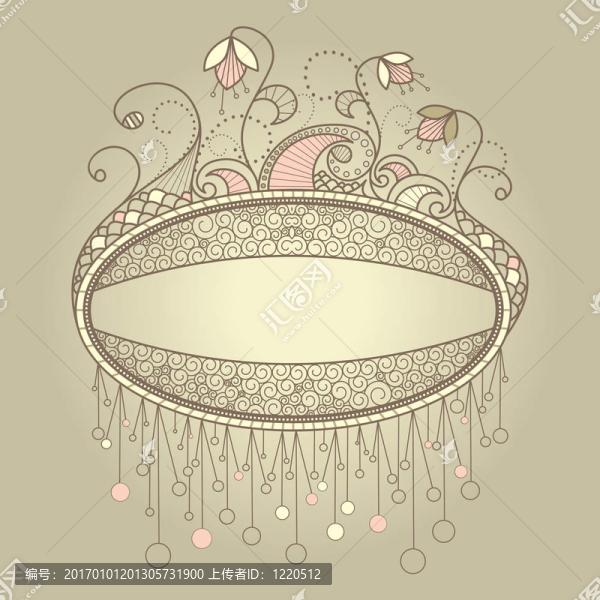 可愛(ài)的花框