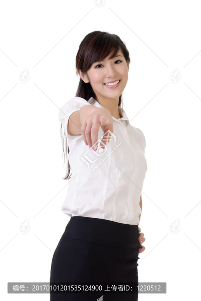 快樂的女商人