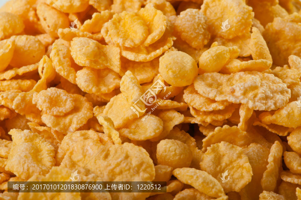 橙黃可人的玉米片