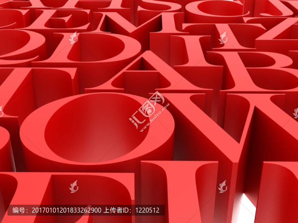 3d字母