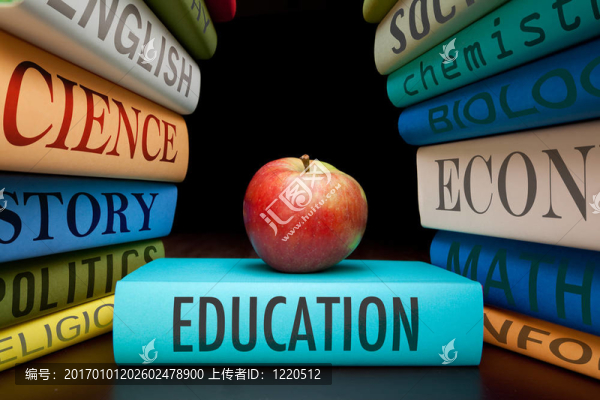 教育研究書籍與蘋果