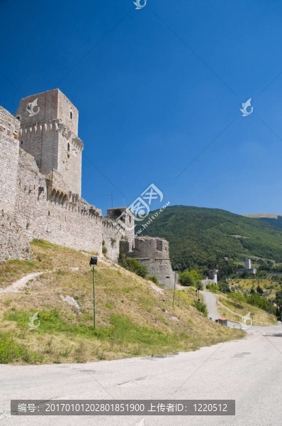 Rocca,Maggiore。阿西西。翁布里亞大區(qū)。