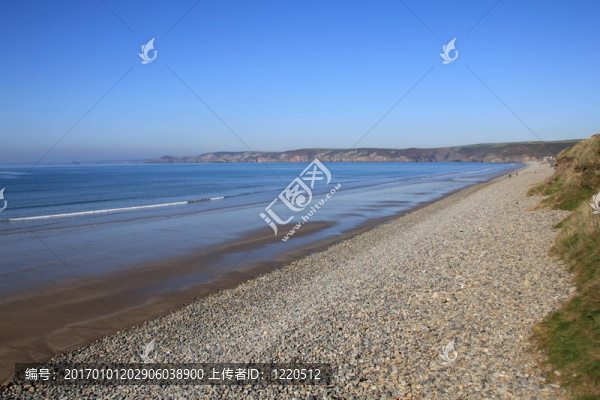 newgale海灘；Pembrokeshire