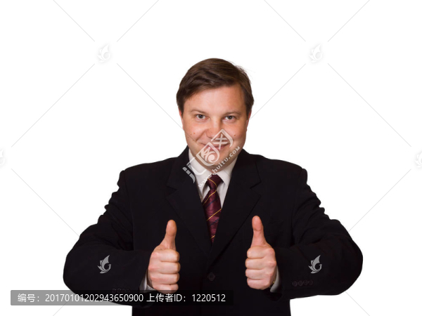 微笑的商人
