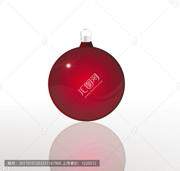 紅色圣誕球