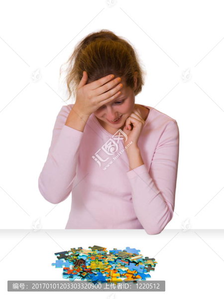 女孩拼圖