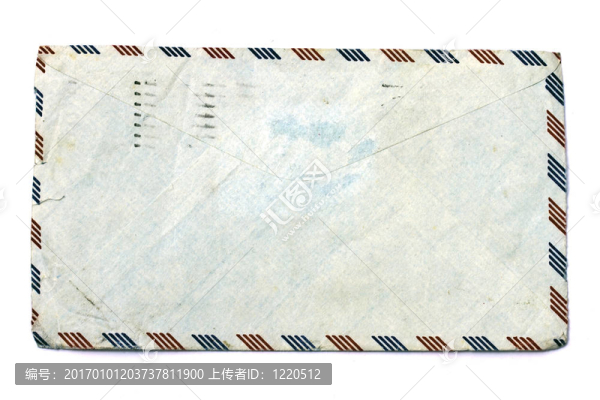 白色的舊信封