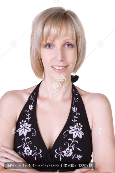 可愛(ài)和漂亮的年輕女人肖像