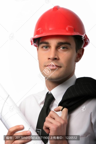 紅色安全帽建筑師