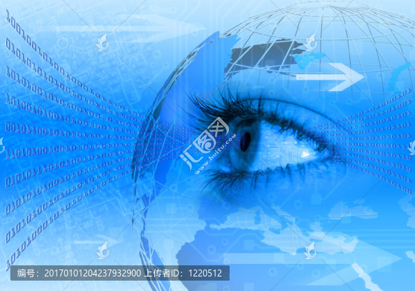 藍(lán)色互聯(lián)網(wǎng)概念背景