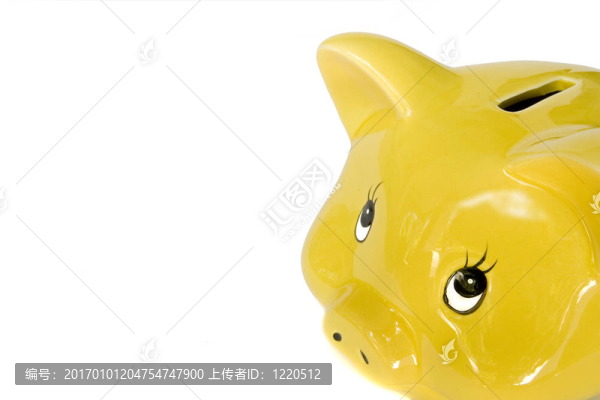 一張存錢罐的股票照片。