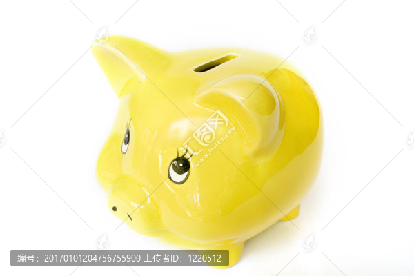 一張存錢罐的股票照片。