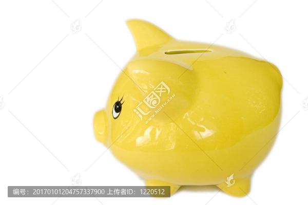 一張存錢罐的股票照片。