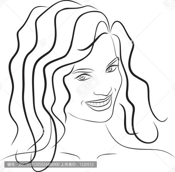 年輕女人的臉7