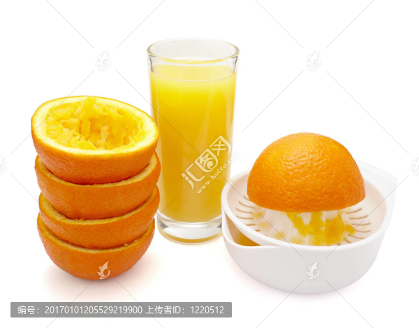 橙汁制備水果食品飲食健康飲食