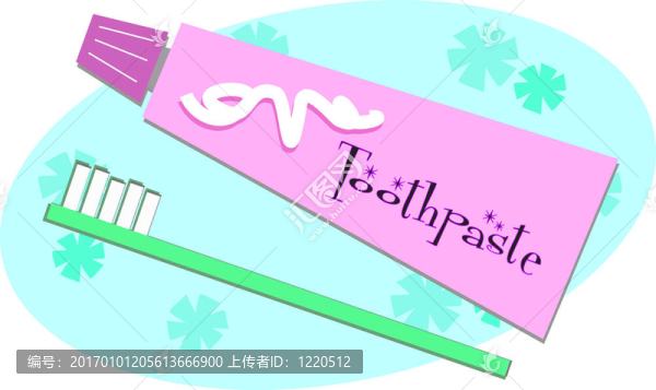 牙膏和Toothbrush-匯圖網(wǎng) www.fosd68.com 牙膏和Toothbrush