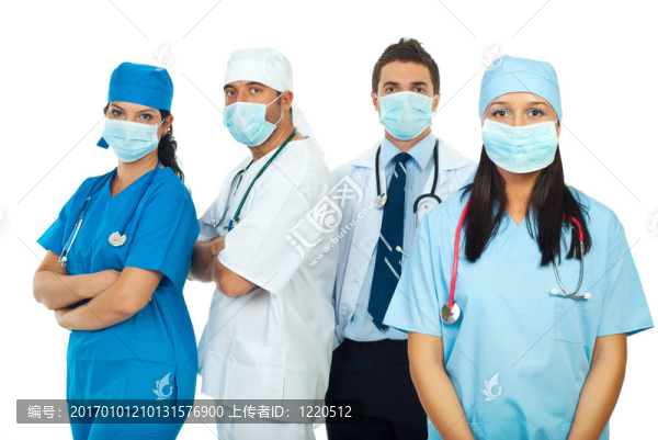 戴口罩的醫(yī)護(hù)人員