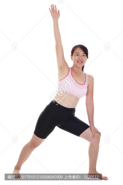 女人做健美操
