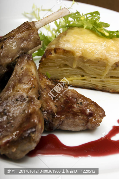 白盤子煎肉