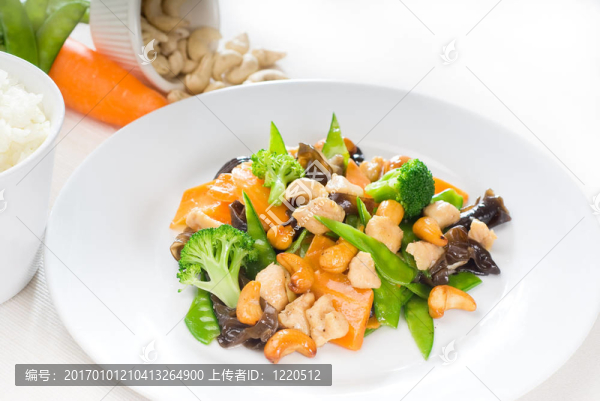 雞肉和蔬菜