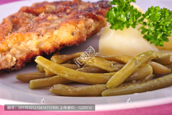有機咖啡豆肉片煮土豆