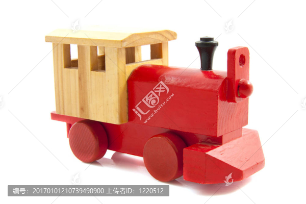 紅色的玩具火車