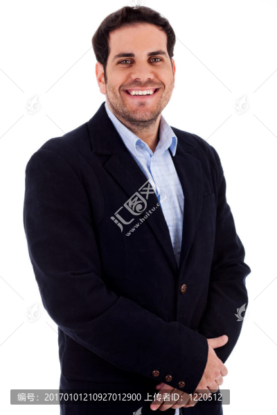 微笑的商人