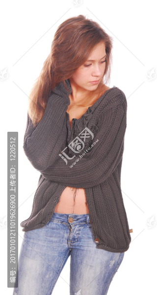 悲傷的女人