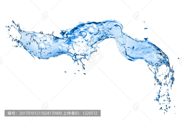 白水飛濺