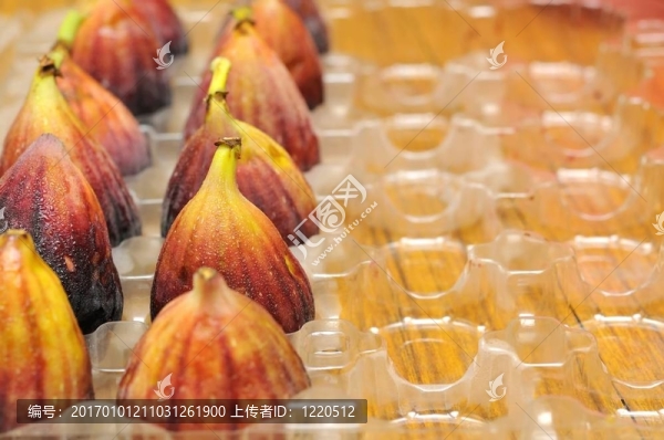 新鮮采摘的無花果