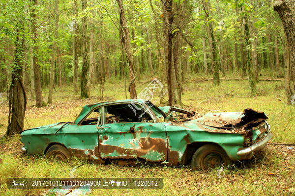 廢棄的汽車
