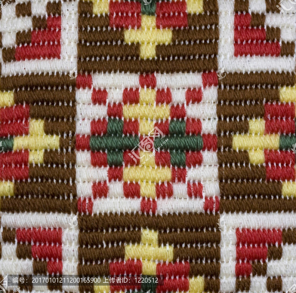 挪威傳統(tǒng)的星狀刺繡圖案
