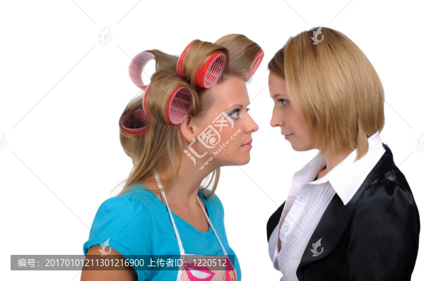 家庭主婦和女商人