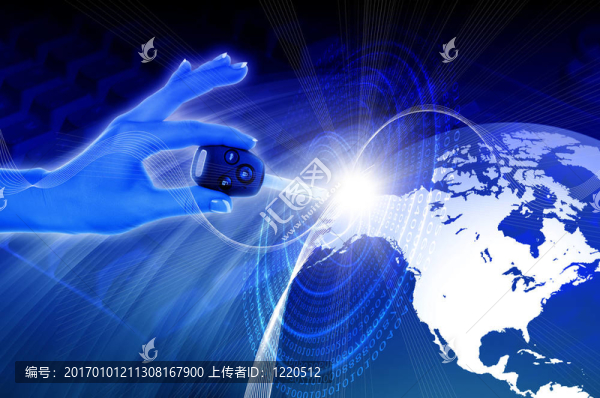 手；線；行星地球