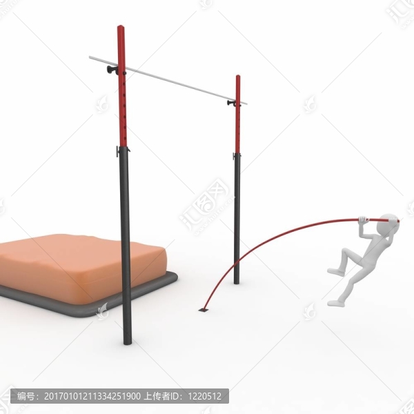 三維男子跳高