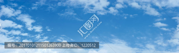 夏天的云全景