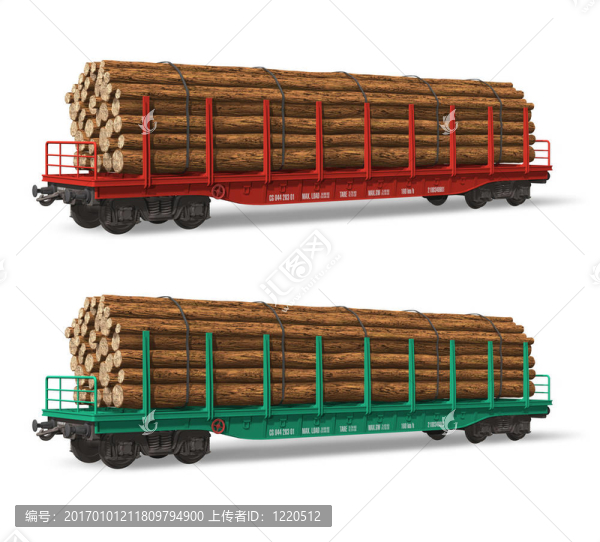 鐵路平車木材