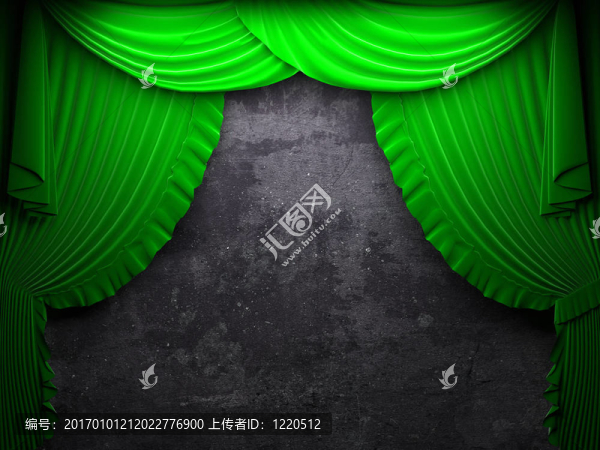 綠色天鵝絨窗簾開幕現(xiàn)場
