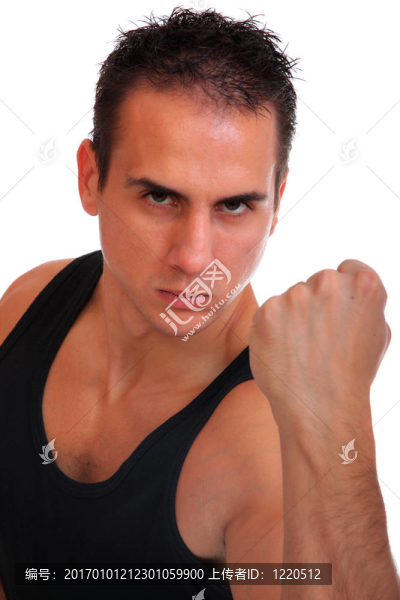 年輕的拳擊手