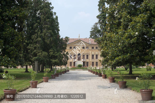 sovizzo（維琴察；威內(nèi)托大區(qū)；意大利）；Villa,Curti和英國(guó)的花園（1488）