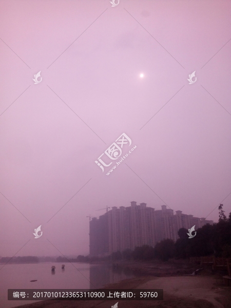 江邊的早晨