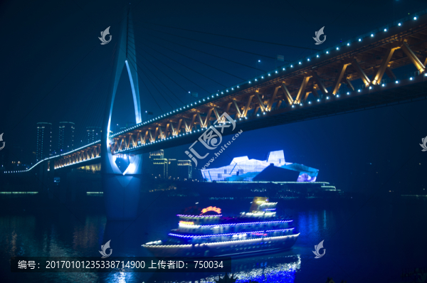 重慶橋梁夜景