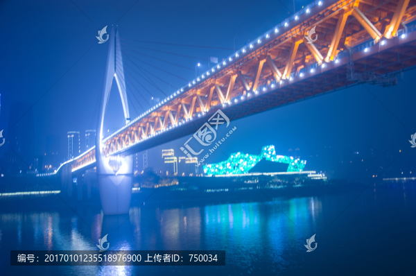 千廝門大橋夜景